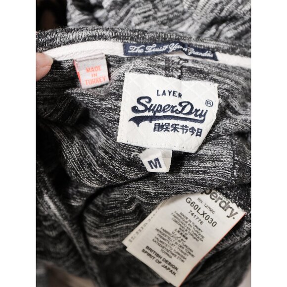 Melange Knit Henley Top 🐈‍⬛  SUPERDRY - Picture 5 of 7